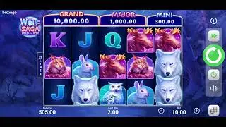Wolf Saga Slot by Booongo Gameplay (Desktop View)