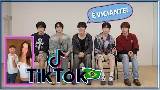 GRUPO DE KPOP REAGE A TIKTOK BRASILEIRO (COM POW)