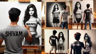 Viral Girl Sketch Ai Photo Editing । How To Make Bing Image Creator । Bing Image Creator