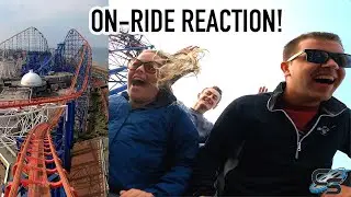 Riding the U.K.'s Tallest Roller Coaster! The Big One at Blackpool Pleasure Beach POV Reaction