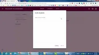 Adding Students in Google Classroom