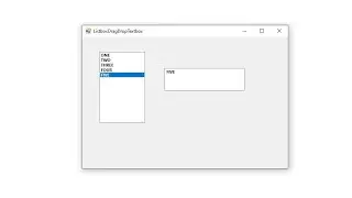 How to drag drop a item from Listbox to Textbox - VB.net