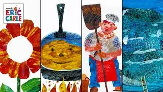 4 Eric Carle Books – 🌼 Humans & Things | Compilation | Tiny Seed, Pancakes, Walter Baker, Papa Moon