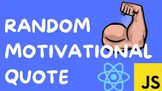 Get a Random Motivational Quote in React