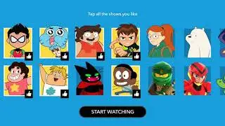 Selecting (almost) EVERY SHOW on the Cartoon Network app