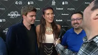 Timothy Woodward Jr., Natalie Burn and Ali Mashayekhi Carpet Interview at Hollyshorts Film Festival