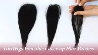 INVISIBLE Cover-up Hair Patches! PERFECT for hair-loss women!