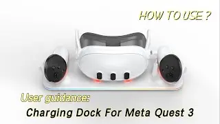 Must-have accessory- charging dock for Meta Quest 3