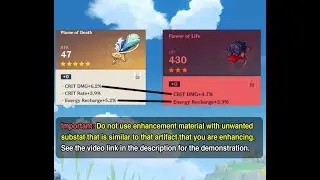 (patched) How to get high crit damage in artifact substat | Genshin Impact