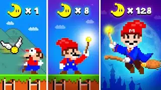 Super Mario Bros. But Every Moon Makes Mario Become Harry Potter