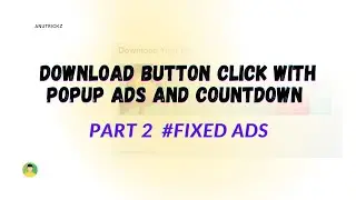 Download button click with popup ads and countdown | 