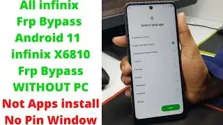 All infinix Frp Bypass Android 11 | infinix X6810 Frp Bypass | Infinix Zero X Neo Frp  ~ Zero X Pro