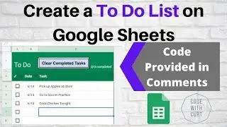 Google Sheets To-Do List: Create using Template