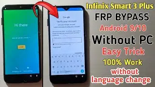 Infinix SMART 3 PLUS BYPASS Google Account | Infinix SMART 3  (x5516b) FRP BYPASS Without PC