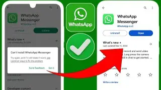 Как исправить ошибку «Невозможно установить WhatsApp Messenger» в магазине Google Play