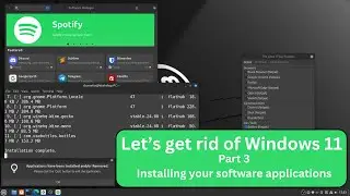 Let's get rid of Windows 11 - Part 3 :Linux Mint 22 Application Software Install 