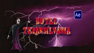 Clip Motion Graphic & Logo Motion with Hotel Transylvania LOGO | After Effects 2021