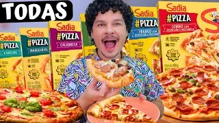 PROVAMOS TODAS PIZZAS CONGELADAS DA SADIA - Vale a pena?