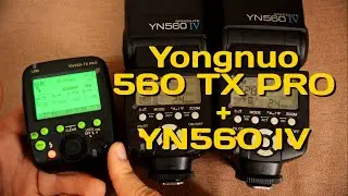 Yongnuo YN560 TX PRO + YN 560 IV Синхронизация вспышек - Как подключить синхронизатор к вспышке