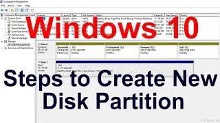 Steps to create new drive in windows 10 hindi | Steps to create new partition in windows 10 hindi