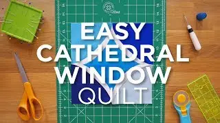 Quilt Snips Mini Tutorial - Easy Cathedral Window