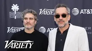 Joker Star Joaquin Phoenix Gives Directing Award to Todd Phillips