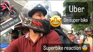 Uber on superbike prank 🔥| amazing reaction | ​⁠Rapido | @Feelgoodphysioo