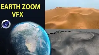 Epic earth zoom made in cinema 4d and after effects