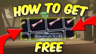 HOW TO GET FREE MAXIMUM SCROLL | JUJUTSU INFINITE