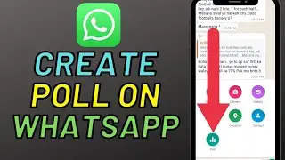 How to create a poll on whatsapp after update?