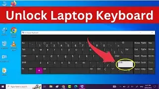 How to Lock Unlock Keyboard in Windows 10 PC or Laptop | Unlock Laptop Keyboard (Easy Way)