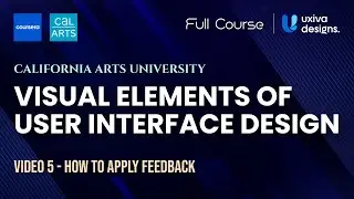 How to apply feedback | | Visual Elements of User Interface Design | figma course for beginners