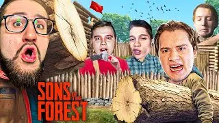 СТРОИМ БАЗУ В НОВОМ ФОРЕСТ 2! БАГИ И УГАР В КООП ВЫЖИВАНИИ В THE SONS OF THE FOREST