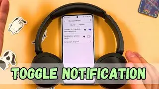 How to Toggle Notification and Voice Guide on Sony WH-CH520