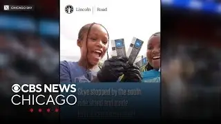 Girls running lemonade stand surprised with Chicago Sky, Indiana Fever tickets