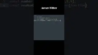 JavaScript - Array Filter