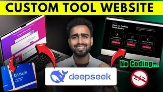 🚀 Create Custom TOOL Websites with DeepSeek AI – No Coding Required