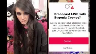 Eugenia Cooney Finds Out Age Restriction Warning Guests See When Joining Her Live (8-23-24) 