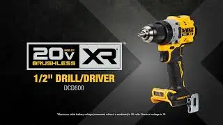 DEWALT 20V XR Compact Drill Driver [DCD800]