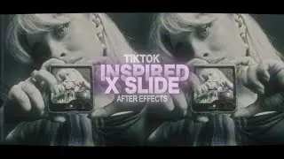 tiktok inspired x slide + x shake slide | after effects