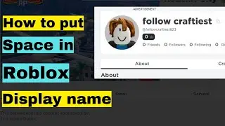 How to put spaces in your roblox display name 2023 - Roblox spaced username