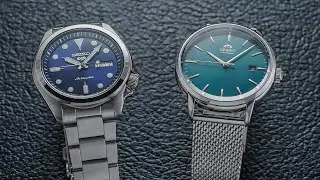 The Best Everyday Watches for $200 - Seiko SRPE53 vs Orient Maestro (Affordable Automatics)