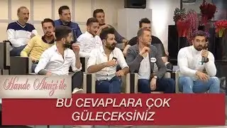 Hande Ataizi ile Yarışalım | BU CEVAPLARA ÇOK GÜLECEKSİNİZ