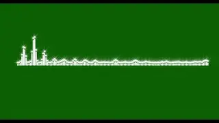 Amazing green screen line audio spectrum | Best green screen star line audio spectrum
