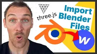 Import Blender Files into Webflow (three.js)