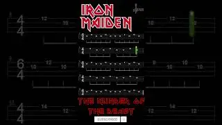 The Number Of The Beast Bass LIne By Iron Maiden 