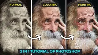 Master Photoshop in 2024 with These 2-in-1 Tutorial #digitalart #aidesign