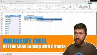 Microsoft Excel's IF() Function Lookup