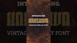 Kayshiva vintage display fontLink download https://ihdstd.com/ #font  #display #typeface