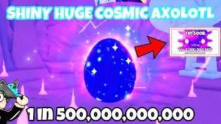 1 in 500B! 🌟☄️ HATCHING *SHINY HUGE COSMIC AXOLOTL* ANIMATION (Pets GO!)